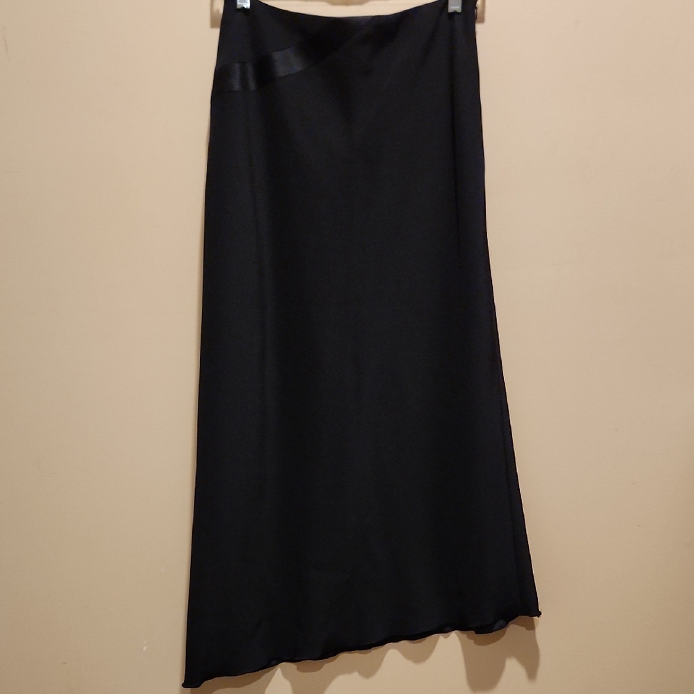Bloomingdale's Classic Black Maxi Skirt